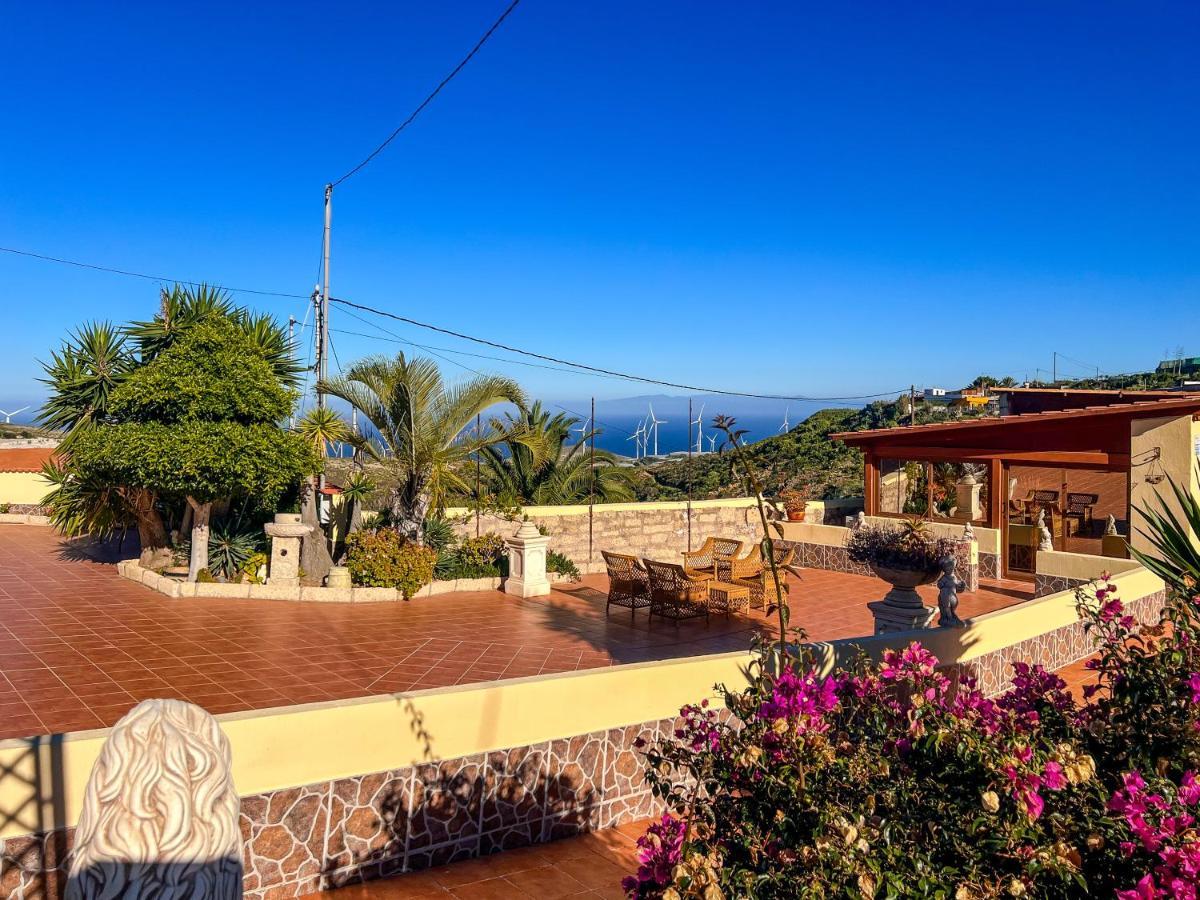 Arico Viejo Exquisite Rural House With Garden, Pool And Sea Viewsヴィラ エクステリア 写真