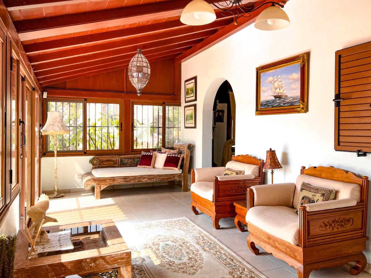 Arico Viejo Exquisite Rural House With Garden, Pool And Sea Viewsヴィラ エクステリア 写真