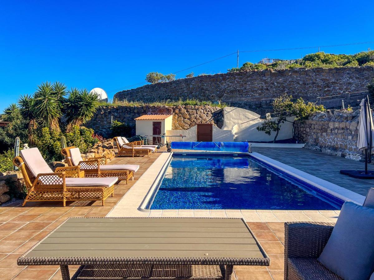 Arico Viejo Exquisite Rural House With Garden, Pool And Sea Viewsヴィラ エクステリア 写真