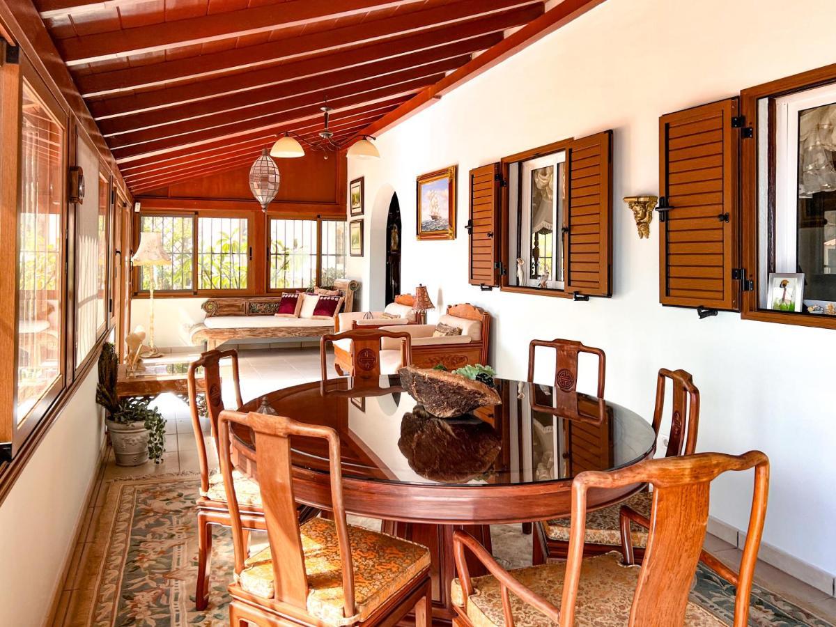 Arico Viejo Exquisite Rural House With Garden, Pool And Sea Viewsヴィラ エクステリア 写真