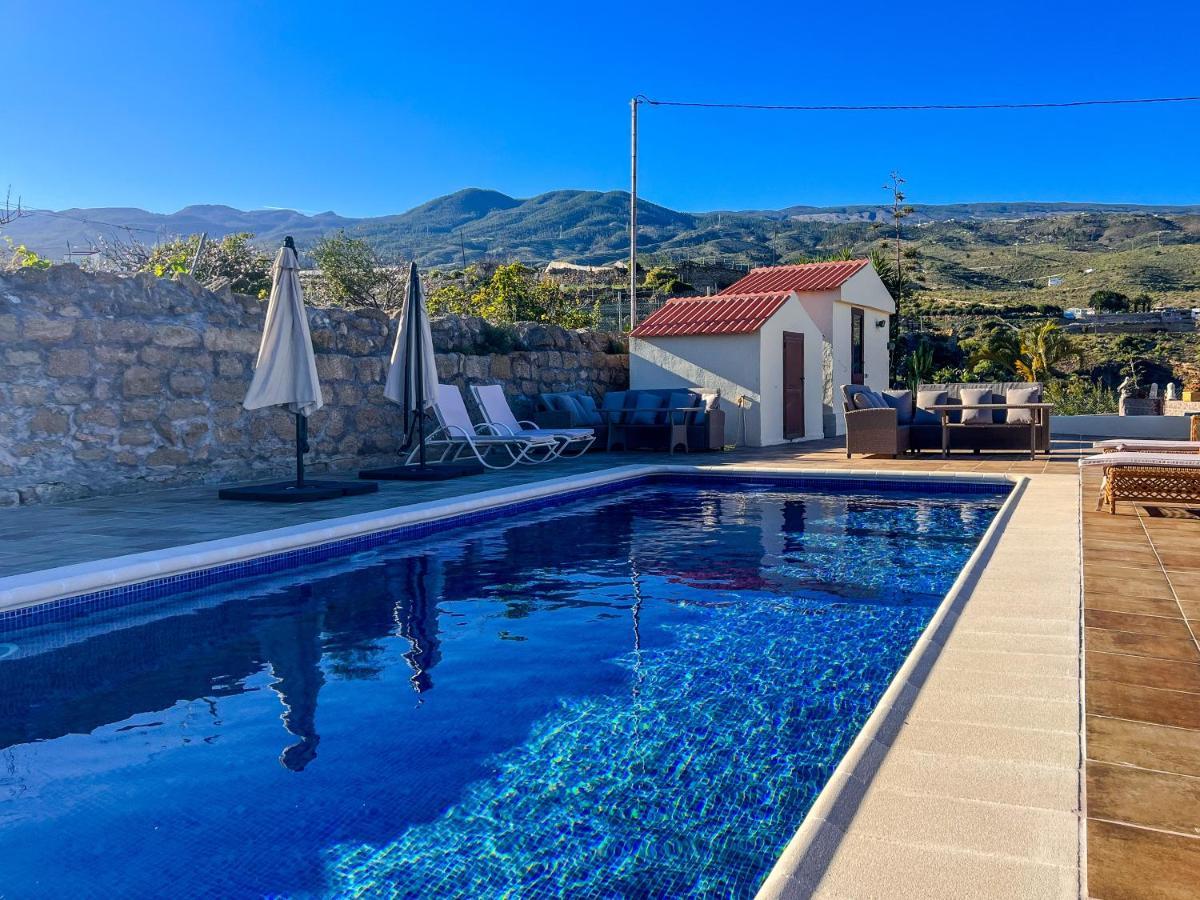 Arico Viejo Exquisite Rural House With Garden, Pool And Sea Viewsヴィラ エクステリア 写真