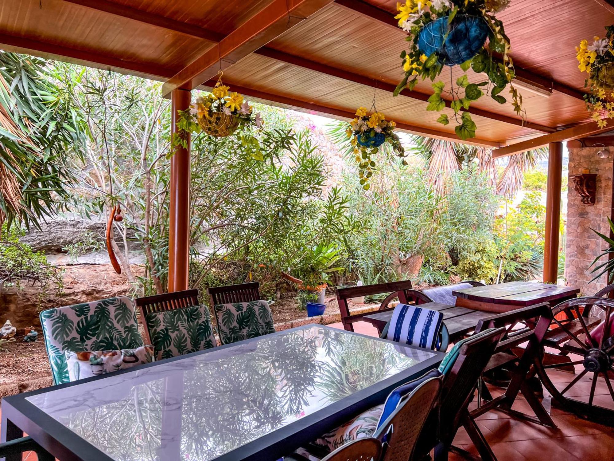 Arico Viejo Exquisite Rural House With Garden, Pool And Sea Viewsヴィラ エクステリア 写真
