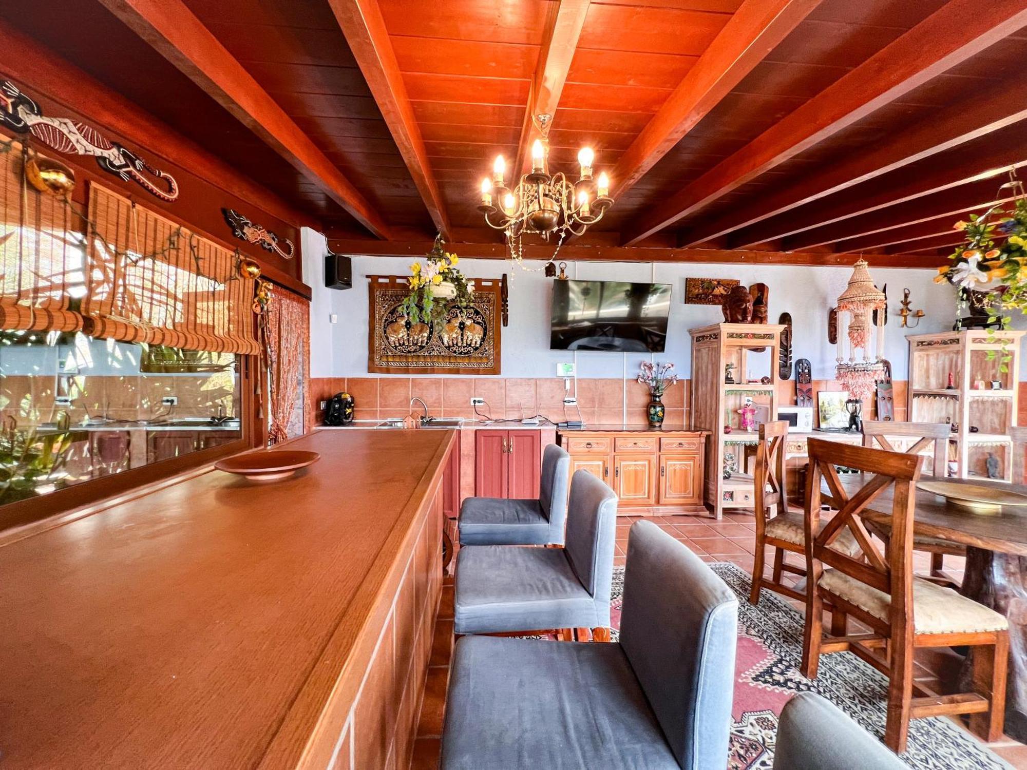 Arico Viejo Exquisite Rural House With Garden, Pool And Sea Viewsヴィラ エクステリア 写真